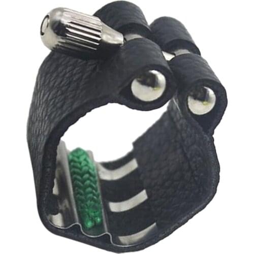 PU Leather Soprano B Clarinet Mouthpiece Ligature for Instrument Accessories
