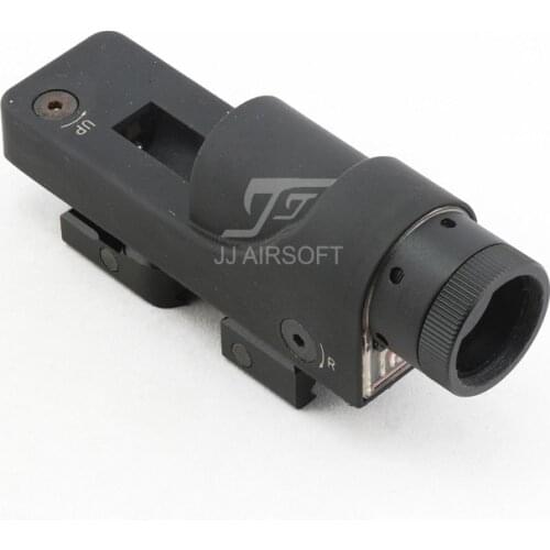 JJ Airsoft 1x24 Reflex Red Dot (Black/Tan) RX06:Trijicon Reflex Triangle Reticle
