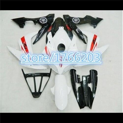 Fairing kit for YZFR1 04 05 06 YZF R1 2004 2005 2006 YZF1000 yzfr1 White black Fairings Set