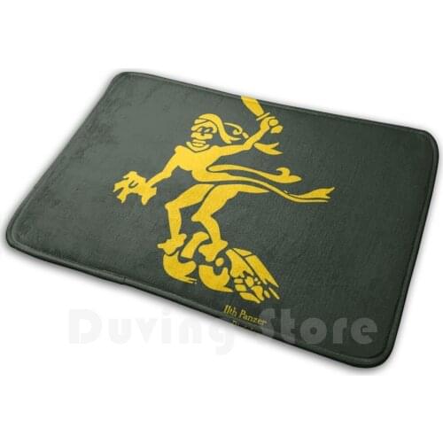 11 Th Panzer Division Soft Non-Slip Mat Rug Carpet Cushion Tank Panzer Tanks Pilot Division 11 Th Army