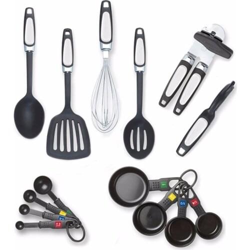 Findking 14 pcs Cooking Utensils Set Nylon Kitchenware food Slotted Turner Spoon Opener Heat Resistant Kitchen Non-Stick tools