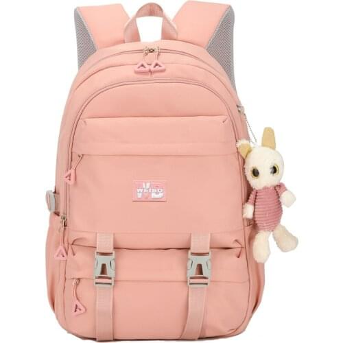 2021 New fashion cute Backpack Girls For Middle School Students Travel Shoulder Backpacks Kids Children Schoolbags Women Bag