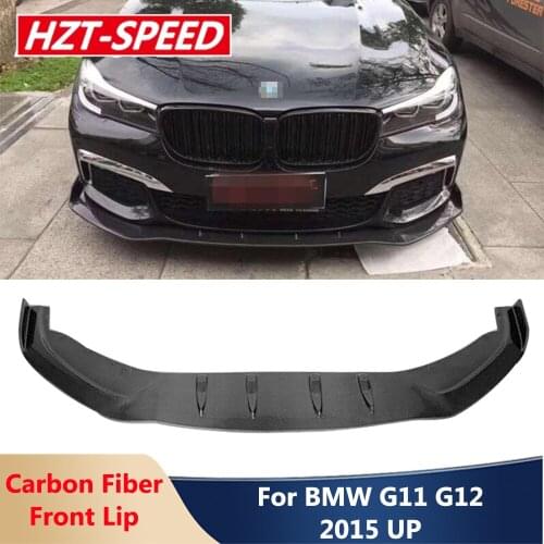 G11 FD Style Real Carbon Fiber Front Lip Shovel Bumper Diffuser Car Body Kit For BMW 7 Series G12 750LI 740LI Sport Type 2015 UP