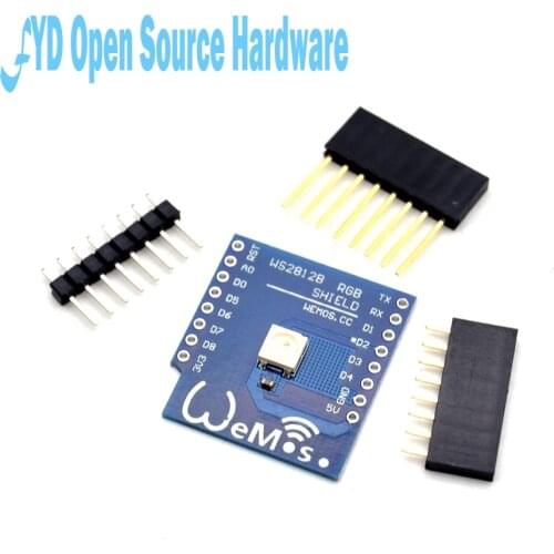 WS2812B RGB expansion board for WeMos D1 mini for arduino