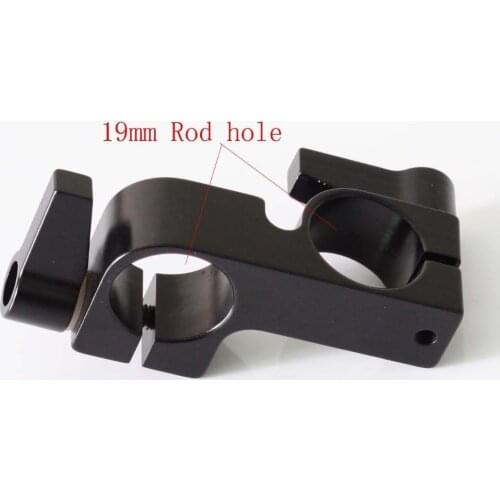 DSLR Rig Clamp 90 degree Rod clamp for 19mm Rod Support Rail System camera 5d2 5d3