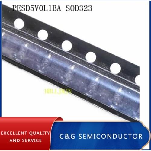 50 PCS PESD5V0L1BA PESD5V0 MARKING AC SMD 0805 SOD-323 SOD323 ZJ