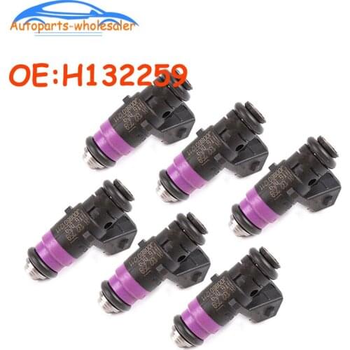 6 PCS Car Accessories H132259 8200132259 For Renault Megane 1.6 16v 31 T. KM Replacement Nozzle Injection Petrol Fuel Injector