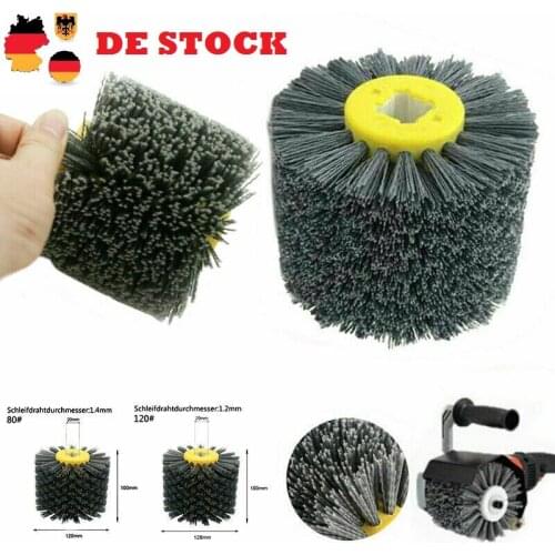 Abrasive Wire Drawing Wheel Burnishing Polishing Brush for Wooden Floor Cleaning/Derusting/Deburring