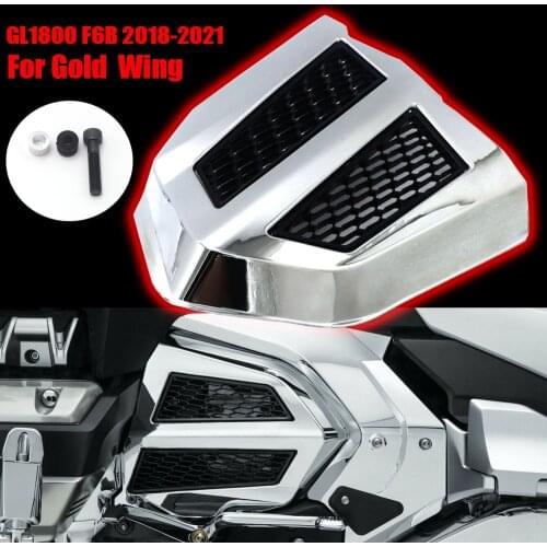 For Honda Gold Wing GL 1800 GL1800 F6B 2018-2021 2020 2019 Fairing Radiator Grille Cover Engine Transmission Covers Chrome/Black