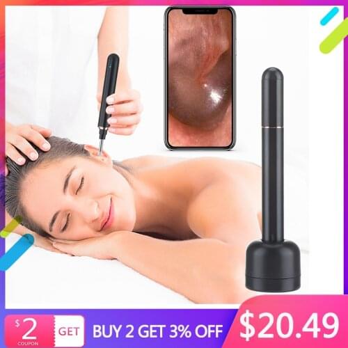 Wifi Visible Ear Cleaner Endoscope 3.9mm Wireless Smart Digital Otoscope Portable Earpick Nose Inspect Camera Portable