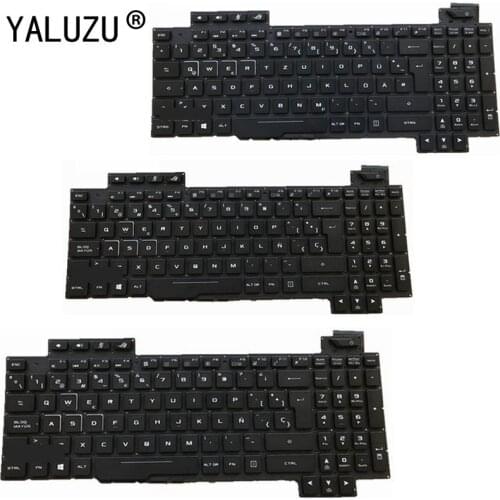 YALUZU SP/LA/UK/GR Backlit keyboard for ASUS ROG GL703V GL703VD GL703VM GL703G GL703GE GL703GS GL703GM