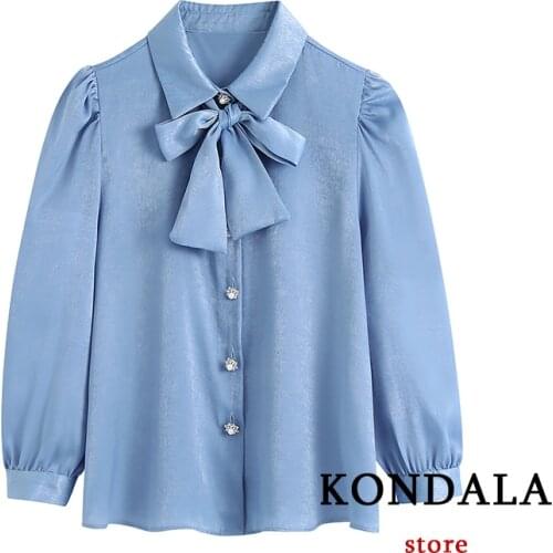 KONDALA Women's Blue Shirts