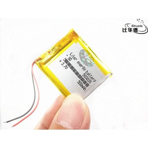 Good Qulity 503035 3.7v 500mAh li-ion Lipo cells Lithium Li-Po Polymer Rechargeable Battery For tablet pc BANK,GPS,mp3,mp4