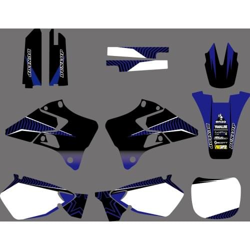 Team Graphics Backgrounds Decals Stickers Kit For Yamaha YZ125 YZ250 YZ 125 250 1996 - 2001 1997 1998 1999 2000