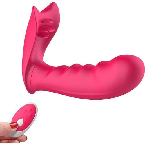 Wearable Panties Vibrator Clitoral Stimulator Vagina G Spot Wireless Remote Control Butterfly Vibrator Sex Toy For Women Couples