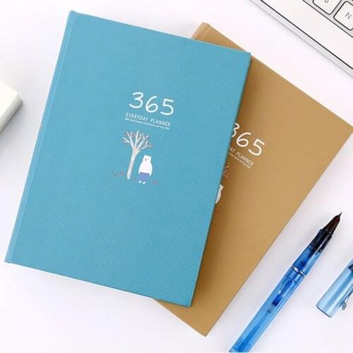 New Arrive 365 days Student Notebook 32K Cartoon Color Cute Notebook School Supply Lovedoki
