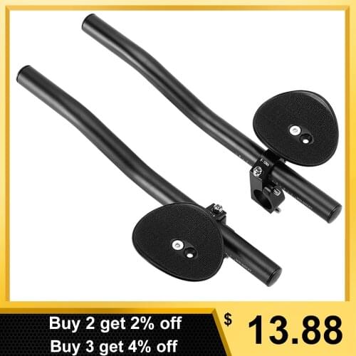 Bicycle Rest TT Handlebar Clip on Aero Bars Handlebar Extension Bars MTB Road Bike Cycling Rest Handlebar