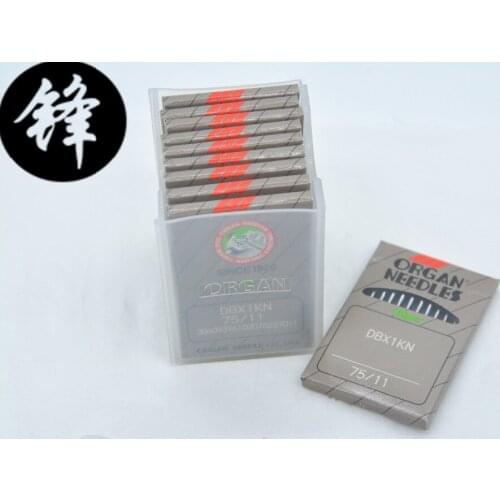 Genuine Organ needles DBX1KN, size 75/11, EF064000K5 for Tajima Barudan SWF Toyota Melco Happy embroidery machines / spare part