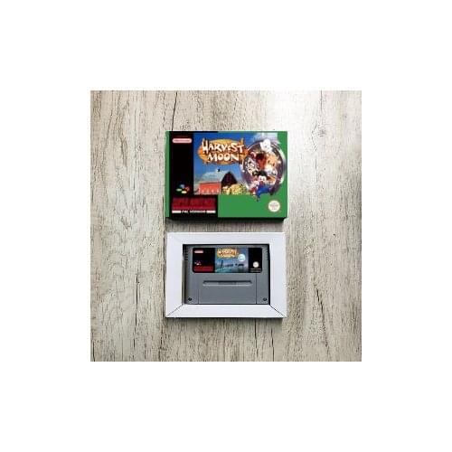 Harvest Moon - EUR Version RPG Game Card With Retail Box