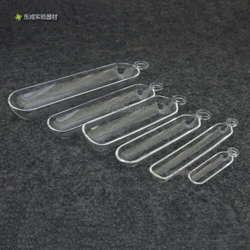 High purity quartz crucible 30,50 ml quartz boat high temperature resistant transparent glass crucible tubular crucible