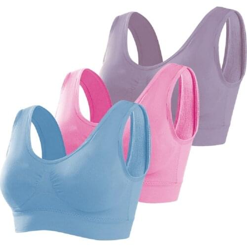 Women Fashion Bra Padded Seamless Push Up Bras for Women Solid Plus Size Woman Sleep Sports Bra Wireless Underwear Fully Bras