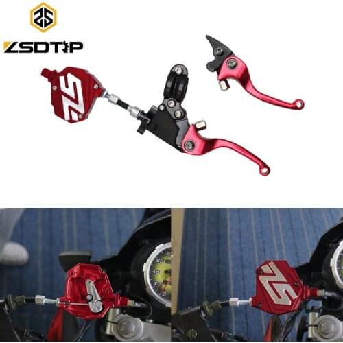 Short Stunt Clutch Lever Easy Pull Cable System For Kawasaki Z650 Z750 Z900 Z800 Z1000 ZX6R ZX10R KX125 KX250 KX250F KX450F KLX