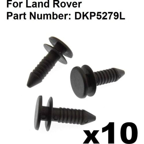 10x For Land Rover Plastic Clips for Rear Door Trim Panel- Door Card Stud DKP5279L