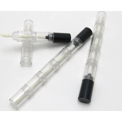 10pcs x1.2ml Mini Spray Bottle Empty Container Lip Gloss Cosmetic Clear Tube Lip Balm Sunscreen Mini Refillable Cosmetic Tools