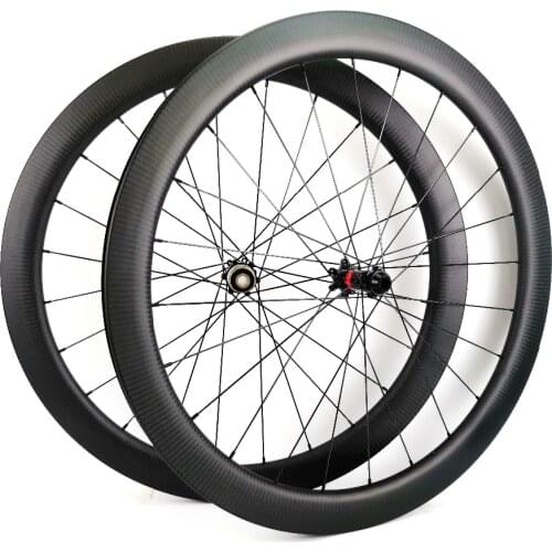 700C 50mm depth Road disc brake carbon wheels 25mm width bike clincher/tubular carbon wheelset with 3k twill matte finish