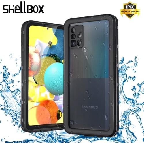 For Samsung Galaxy A51 Cases Shockproof Original Underwater IP68 Waterproof Diving Dust proof Cover For Samsung A51 Full Coque