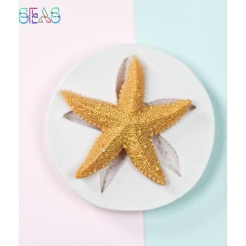 Starfish Molding Cookie Mold Molds For Chocolate Ice Mold Silicone Molds For Baking Cake Decorating Tools Mold For Soap Baking