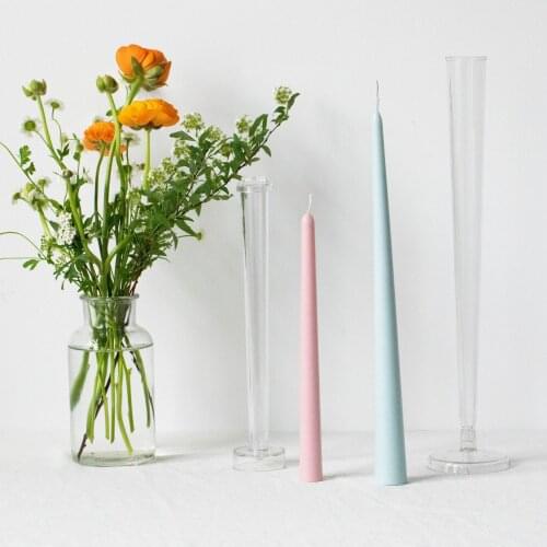 Long pole Acrylic Church Head Candle Mold 3d Candle Making Supplies Home Decoration
