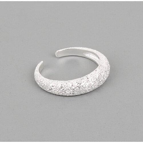 925 Sterling Silver Bohemian Punk Finger Ring For Women Girls Retro Opening Party Fashion Simple Jewelry Gift jz097