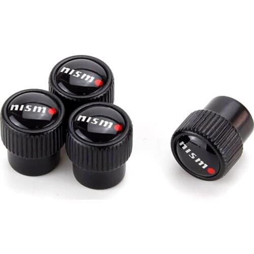 Metal Wheel Tire Stem Cap Auto Accessories for Nissan Nismo X-Trail Xterra Qashqai Sylphy Leaf Murano Almera Sentra Juke Note