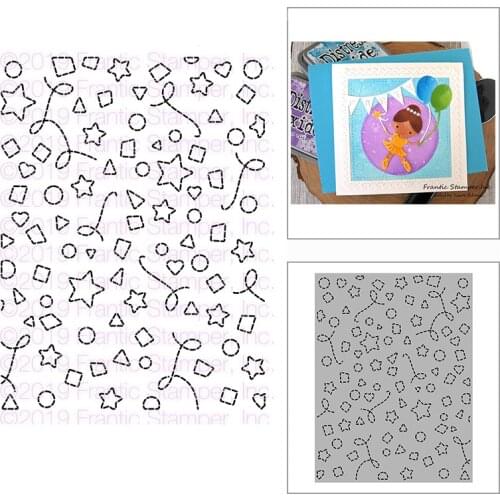 New Beautiful Stitched Background Craft Embossing Mold 2021 Metal Cutting Dies for DIY Decorative Scrapbooking Album Card Making