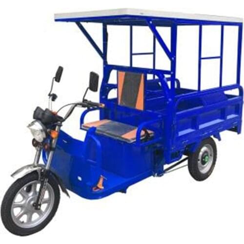 New Arrival Adult Electric Tricycle with Solar Panel Mobile Cargo Tricycles Car 3 Wheels Vehicle Free Shipping