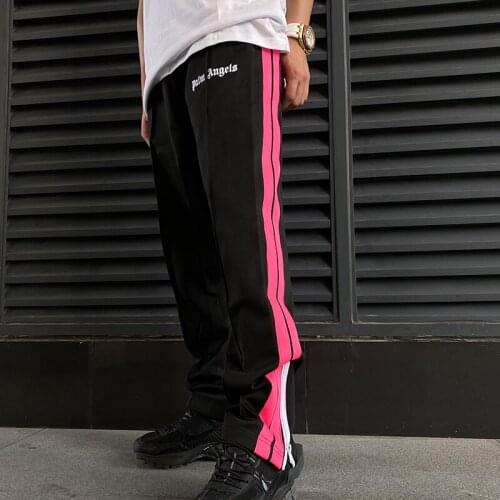 Palm Angels side striped zipper casual straight men women high street fashion brand 54564848540