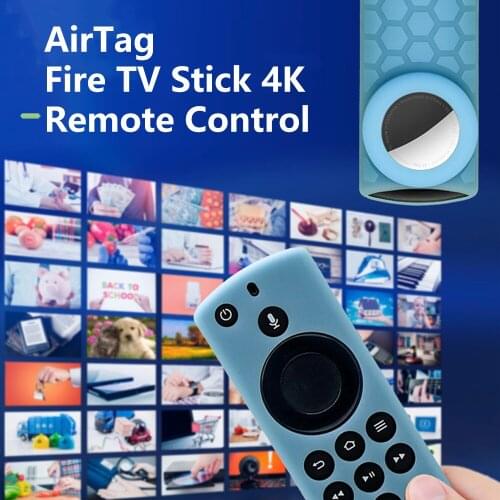 2 In 1 Anti-Lost Protective Case For Apple AirTags Fire TV Stick 4K Durable Silicon Shockproof Cover For Apple AirTag Applicable
