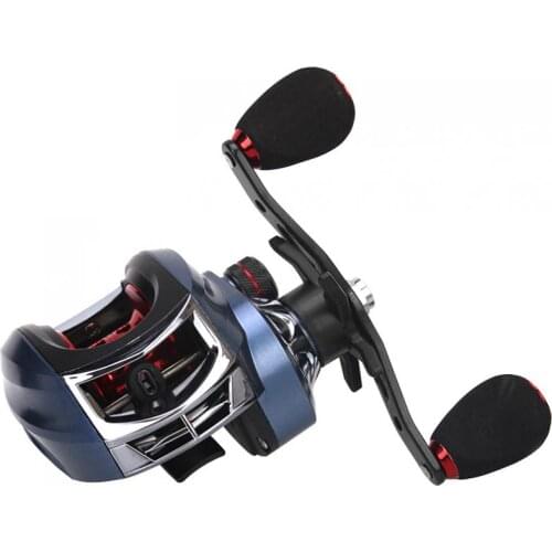 17+1BB High Speed 7.2:1 Gear Ratio Fishing Bait Casting Reel Braking Force 10KG / 22LB with Right Left Hand Optional