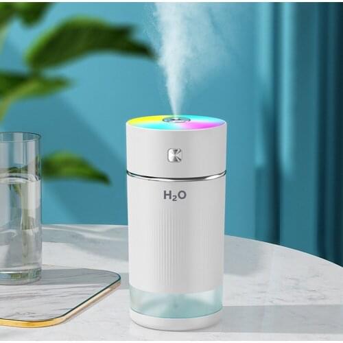 1.8W Mute Humidifier Desktop Night Light 2 Gear Timing Aromatherapy Humidifier Electric Air Purifier Air Freshener for Car Home