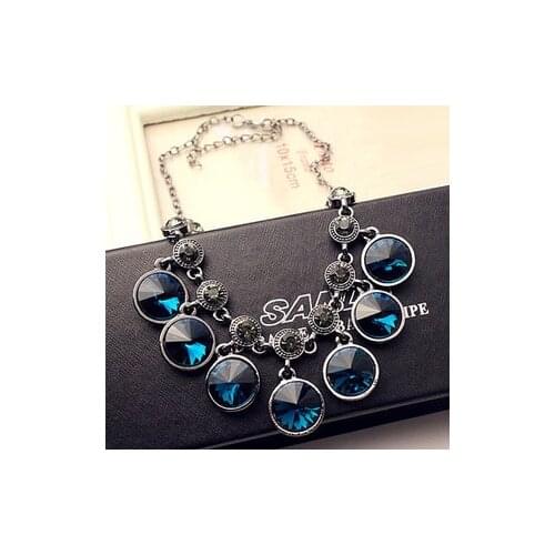 Fashion new 2017 jewelry ethnic pearl necklace ribbon tassell choker women chain statement pendent adjustable set