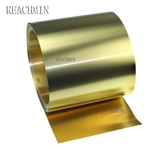 1PC Brass Metal Thin Sheet Foil Plate Thick 0.05/0.1/0.15/0.2/0.3/0.4/0.5/0.6-1mm x 200mm x1000mm