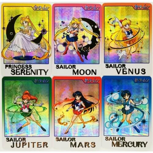 12pcs/set Sailor Moon Linkage Monster Marbles Toys Hobbies Hobby Collectibles Game Collection Anime Cards