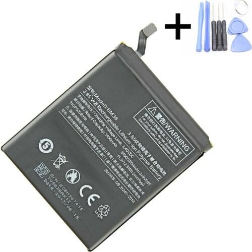 1x 100% New 3200mAh Battery Replacement For Xiaomi Xiao Mi 5S MI5S BM36 Smart Phone Batteries + Repair Tools kit