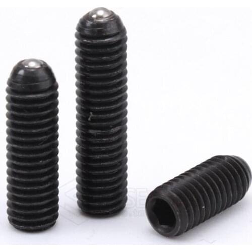 2pcs M12 M16 10.9 level wave beads Positioning beads Waves screw Steel ball set screws Spring plunger 20-30mm length
