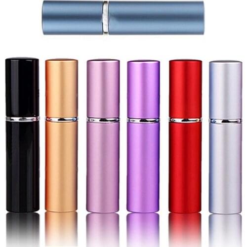 5ml Mini Metal Portable Refillable Perfume Atomizer Travel Empty Spray Bottle Water Atomizer Bottle Empty Container Travel