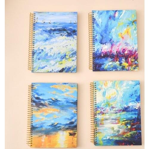 B5-16k single coil Diary Notebook line Paper Daily Weekly Planner Agenda Organizer Notepad School Office Supplies Stationery