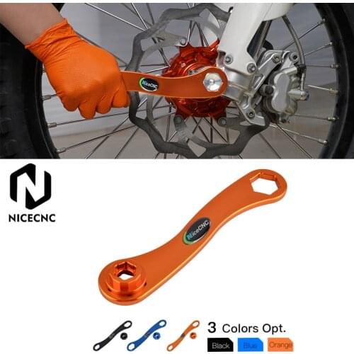 Axle Wrench Spanner Spindle Wheel Nut Tool For KTM 125-1290 EXC EXCF XC XCW XCF SX SXF Adventure DUKE LC4 SUPERMOTO 1998-2021