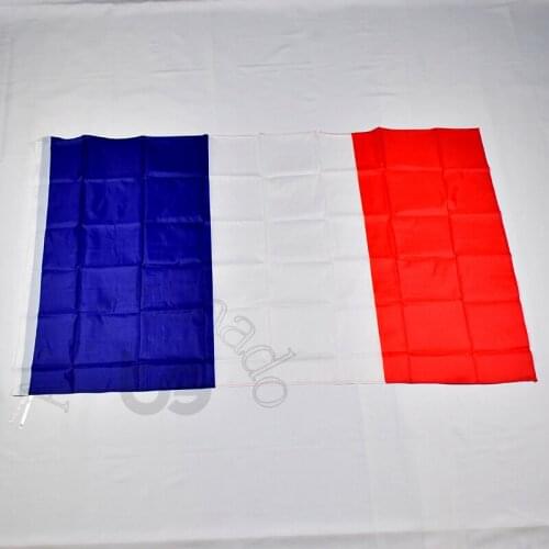 France 90*150cm The French flag Banner 3x5 Foot Hanging National flag for meet,Parade,party.Hanging,decoration