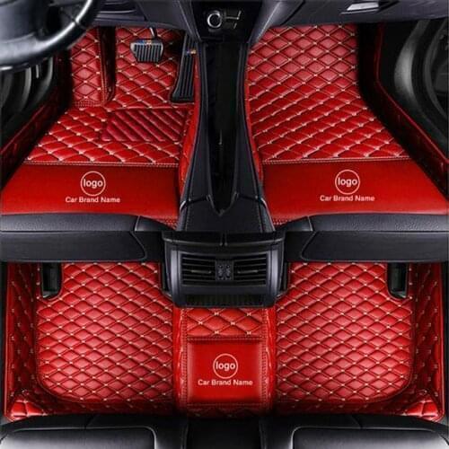 WLMWL LOGO Custom leather car mat for Mazda All Model cx-5 cx-3 mx5 626 mazda 3 6 RX-7 RX-8 MX-5 auto accessories